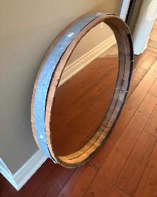 Circular Mirror - Rustic/Barn Style