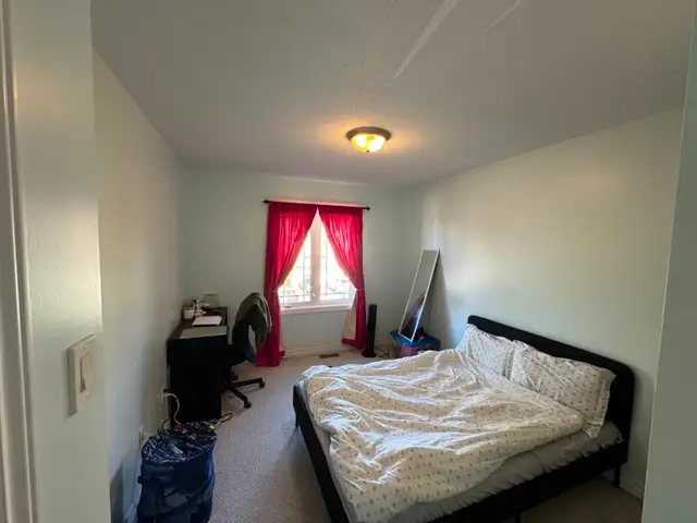 Bed Frame and Mattress   Chair and Table Set for Sale