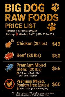 BARF DIET - BIG DOG RAW FOODS - Photo 3