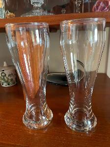 Seven (7) glasses, slender, tall, perfect for an ice-cold beer - Photo 3