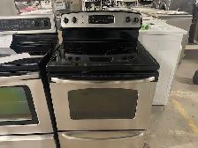 Cuisinière stainless vitrocéramique GE