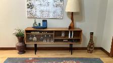 Mid century. TEAK TECK. Vitrine, buffet, bar, bibliothèque, meub - Photo 4