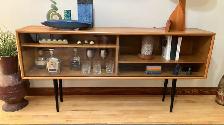 Mid century. TEAK TECK. Vitrine, buffet, bar, bibliothèque, meub - Photo 5