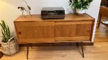 Mid century. TECK TEAK. Buffet, credenza, sideboard, vinyl recor - Photo 2