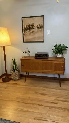 Mid century. TECK TEAK. Buffet, credenza, sideboard, vinyl recor - Photo 3