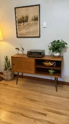 Mid century. TECK TEAK. Buffet, credenza, sideboard, vinyl recor - Photo 7
