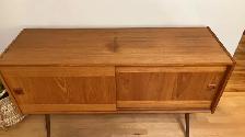 Mid century. TECK TEAK. Buffet, credenza, sideboard, vinyl recor - Photo 8