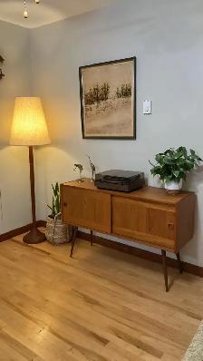 Mid century. TECK TEAK. Buffet, credenza, sideboard, vinyl recor - Photo 9