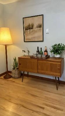 Mid century. TECK TEAK. Buffet, credenza, sideboard, vinyl recor - Photo 10