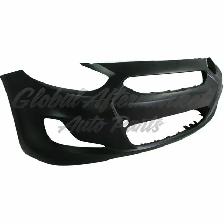 Hyundai Accent Sedan 2012-2013 Bumper Front Primed - Photo 3
