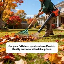 Landscaping/fall clean up