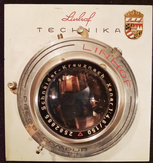 Linhof 4x5 Field Camera with 3 Lenses