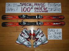 Plusieurs kits de ski alpin twin tip 120 130 cm - Photo 2