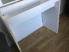 Petit bureau maquilleuse coiffeuse 29x17x28 pouces avec mirroir - Photo 4