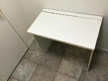 Petit bureau maquilleuse coiffeuse 29x17x28 pouces avec mirroir - Photo 8