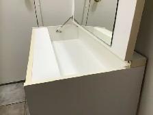 Petit bureau maquilleuse coiffeuse 29x17x28 pouces avec mirroir - Photo 9