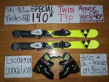 Ensembles kits de ski alpin et twin tip 80 90 100 110 cm - Photo 10