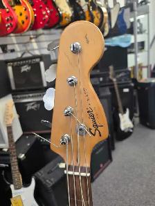 Squier Fretless P-Bass 4 String - Blue - Photo 3