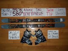 Ensembles ski alpin TWIN TIP 150 157 158 163 168 172 176 cm