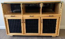 Multi-Purpose Wood Display Cabinet/Credenza/Sideboard