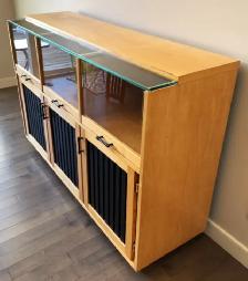 Multi-Purpose Wood Display Cabinet/Credenza/Sideboard - Photo 2