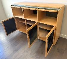 Multi-Purpose Wood Display Cabinet/Credenza/Sideboard - Photo 5