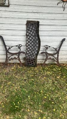 Garden Bench Cast Iron Ends