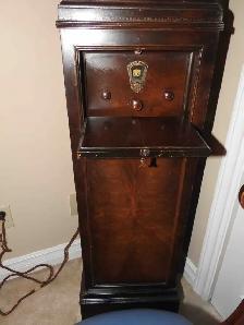 antique DeForest Crosley Grandfather Clock Radio Fully working - Photo 8