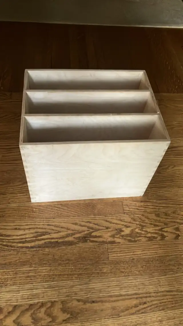 Record Crate for Vinyl Lps