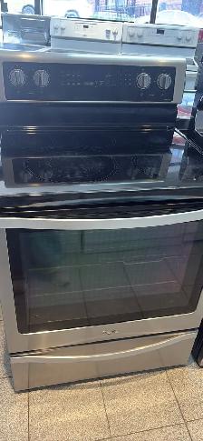 CUISINIÈRE STAINLESS WHIRLPOOL VITRO À 399$