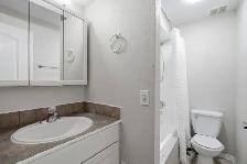 1 bedroom basement suite Airdrie for rent rental private laundry - Photo 6