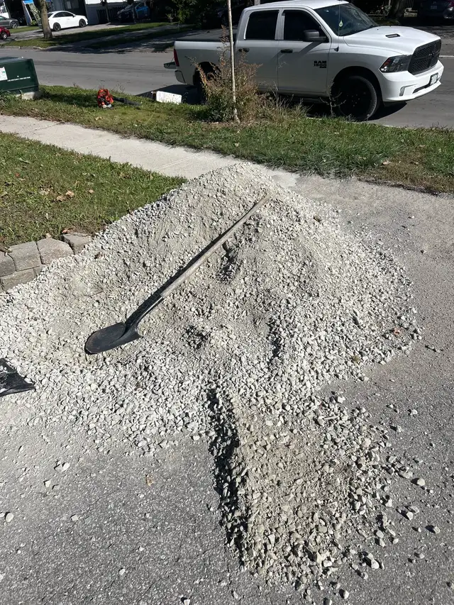 3/4 crush gravel