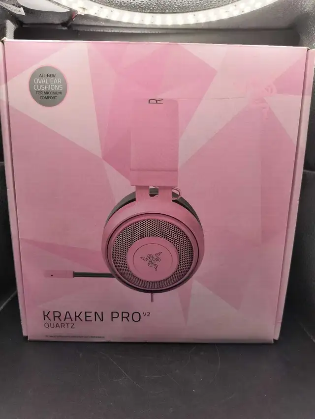 RAZER KRAKEN PRO V2 QUARTZ HEADSET