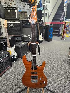 Ibanez SA Series Electric Guitar - Amber Sunburst - Photo 2