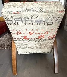Unique and Stylish 'Grasshopper' Upholstered Accent Chair - Photo 4