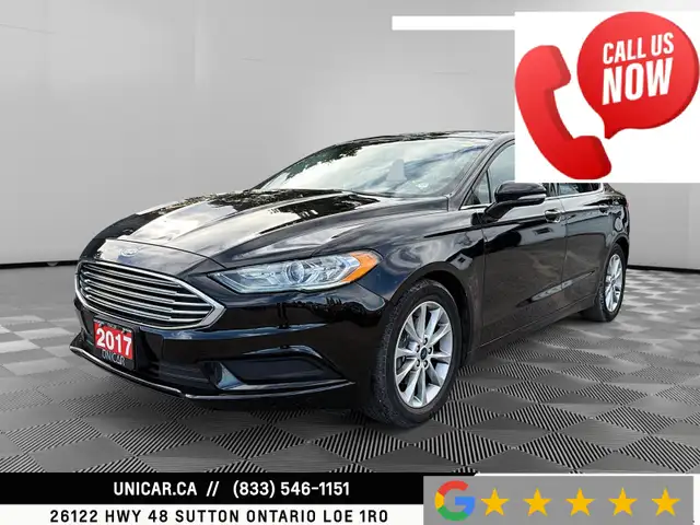 2017 Ford Fusion SE No Accidents Low Kms Nav Backup Cam Bluetoot