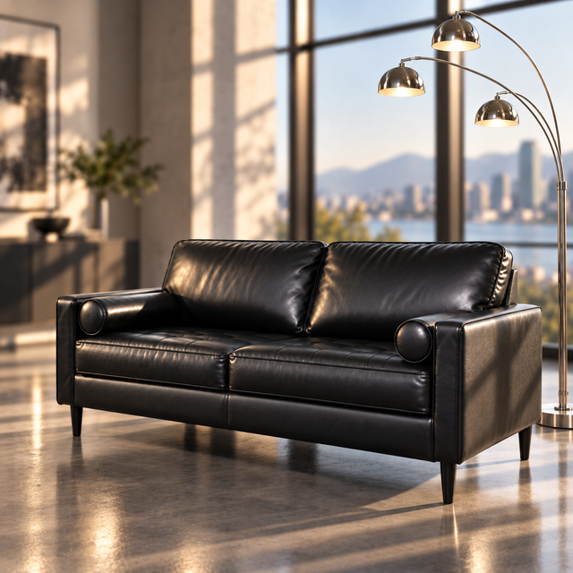 Clearance - Roy Sofa Onyx - $999 - Tax & Local Delivery Included