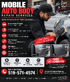 MOBILE AUTO BODY REPAIR – WE COME TO YOU