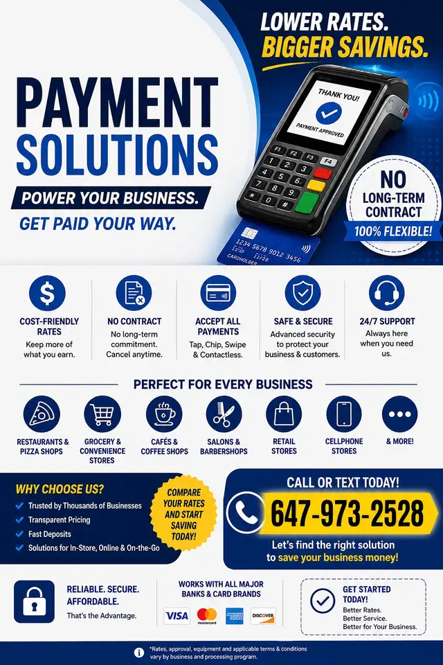 LOWER YOUR PAYMENT PROCESSING COSTS — CALL OR TEXT TODAY!