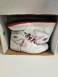 Size 9 Jordan 1 Retro High OG Cinnabar-Light Bone - Photo 2
