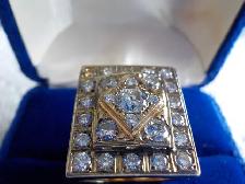 $17,500 APPRAISAL! MENS CUSTOM DIAMOND RING - Photo 3