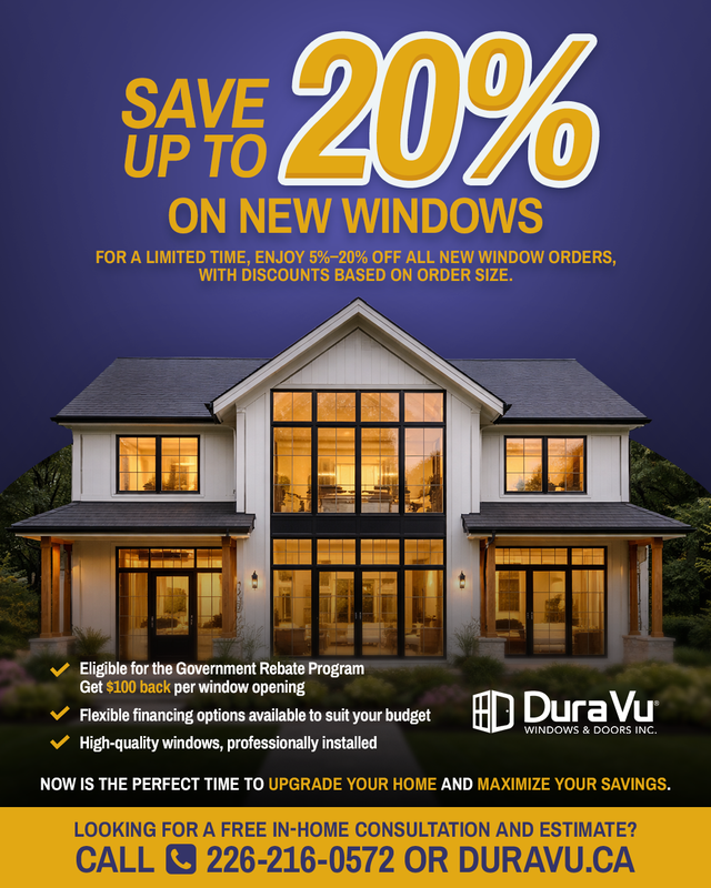 Save 5–20% on New Windows & Doors — Free Estimate!