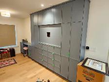 Professional installs (Trim, moulding, cabinets)