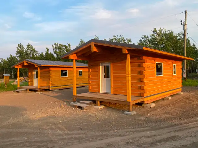 New log cabin - completely assembled and available today!