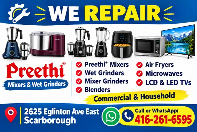 Professional Smart TV Repair and Other Small appliances service