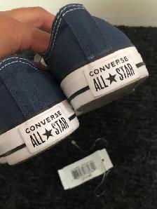 2 pairs of converse chuck taylor shoes. $50 each. Navy are men’s - Photo 4