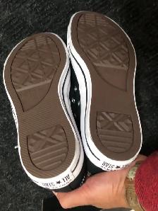 2 pairs of converse chuck taylor shoes. $50 each. Navy are men’s - Photo 9