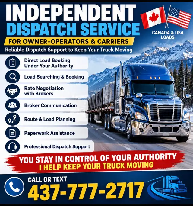 Dispatch service available