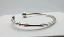 (B8767) Pandora Sterling Silver Moon and Stars Open Bangle Br... - Photo 4