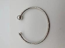 (B8767) Pandora Sterling Silver Moon and Stars Open Bangle Br... - Photo 8
